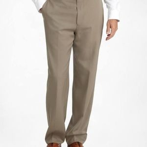 Madison Fit Flat-Front Classic Gabardine Trousers